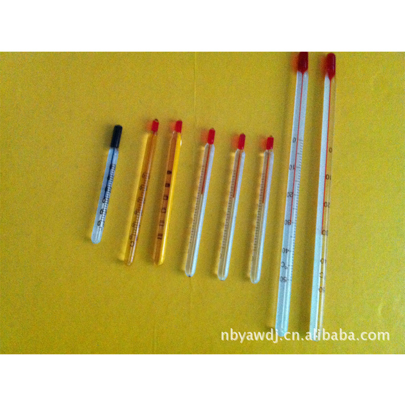 厂家批量供应 wt001 棒式玻璃温度计