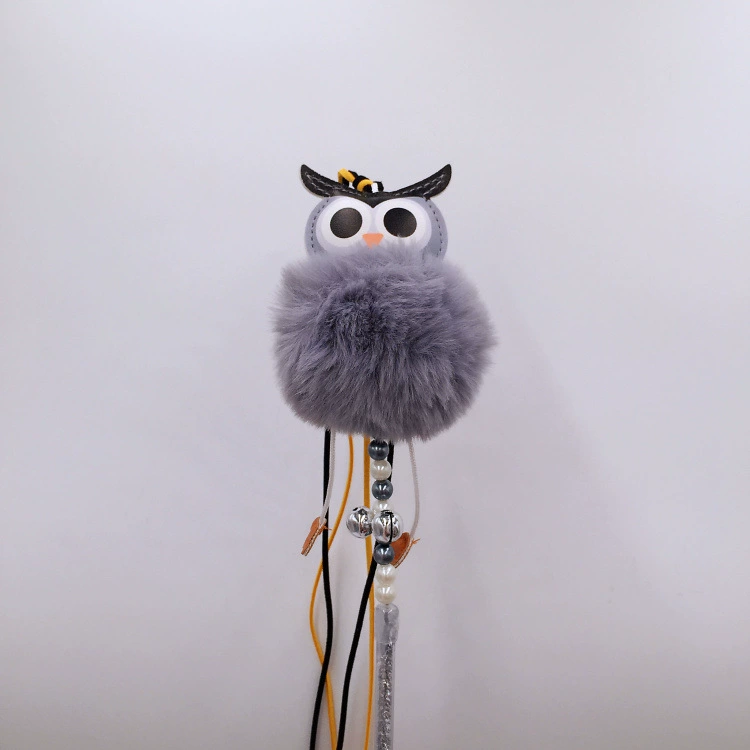 Evanity забавная кошачья палка мультфильм милый большой меховой шар забавная кошачья палка длинная Фея кошачья палка игрушка для кошек