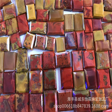 老矿战国红玛瑙方形无事牌吊坠挂件南红宣化料直播货宝石厂家批发