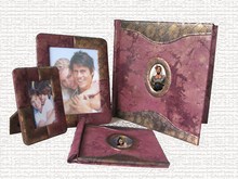 照相馆儿童写真pu皮质相册相框套装高端影楼后期制作创意相册封面