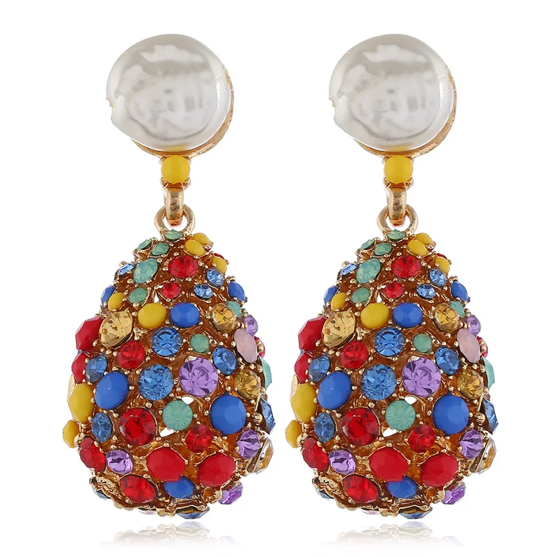Three dimensional metal creative earrings, European style, for import