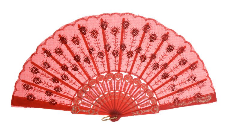 Factory direct supply of ancient-style fans, Chinese-style stage performance folding fans, photography prop fans, home decoration fans detail image 11