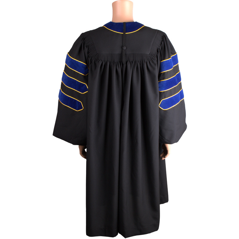 专业定制美式大学毕业学位服 学士/硕士/博士学位袍 豪华毕业服-阿里巴巴