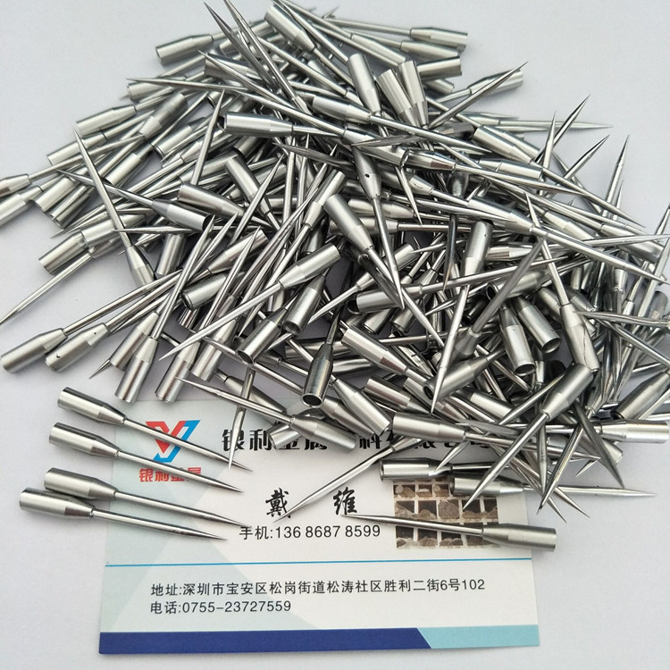 定制不锈钢尖头探针 温度传感器外壳圆头平头304不锈钢管封口加工