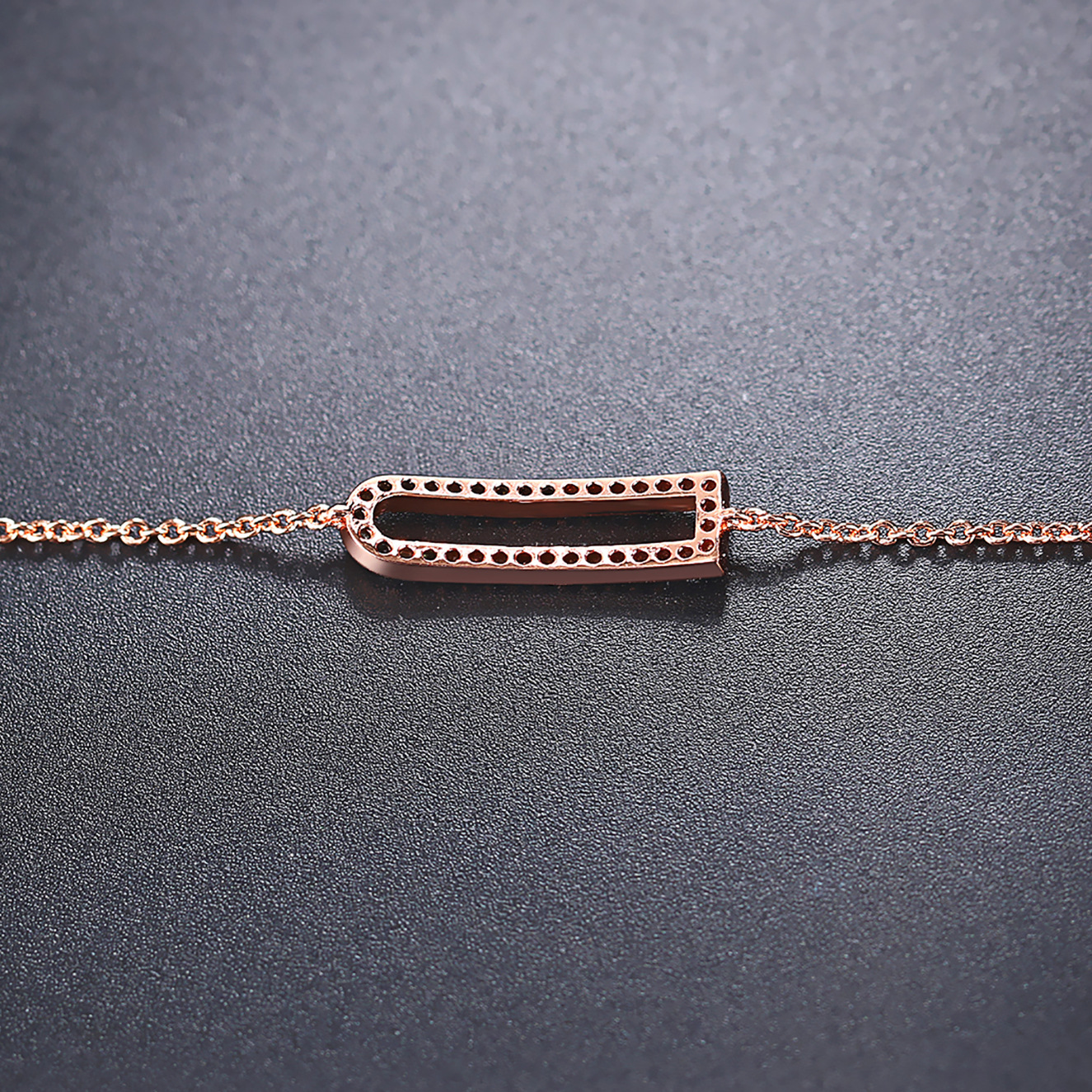 Fashion Heart Shape Bow Knot Copper Plating Zircon Bracelets 1 Piece