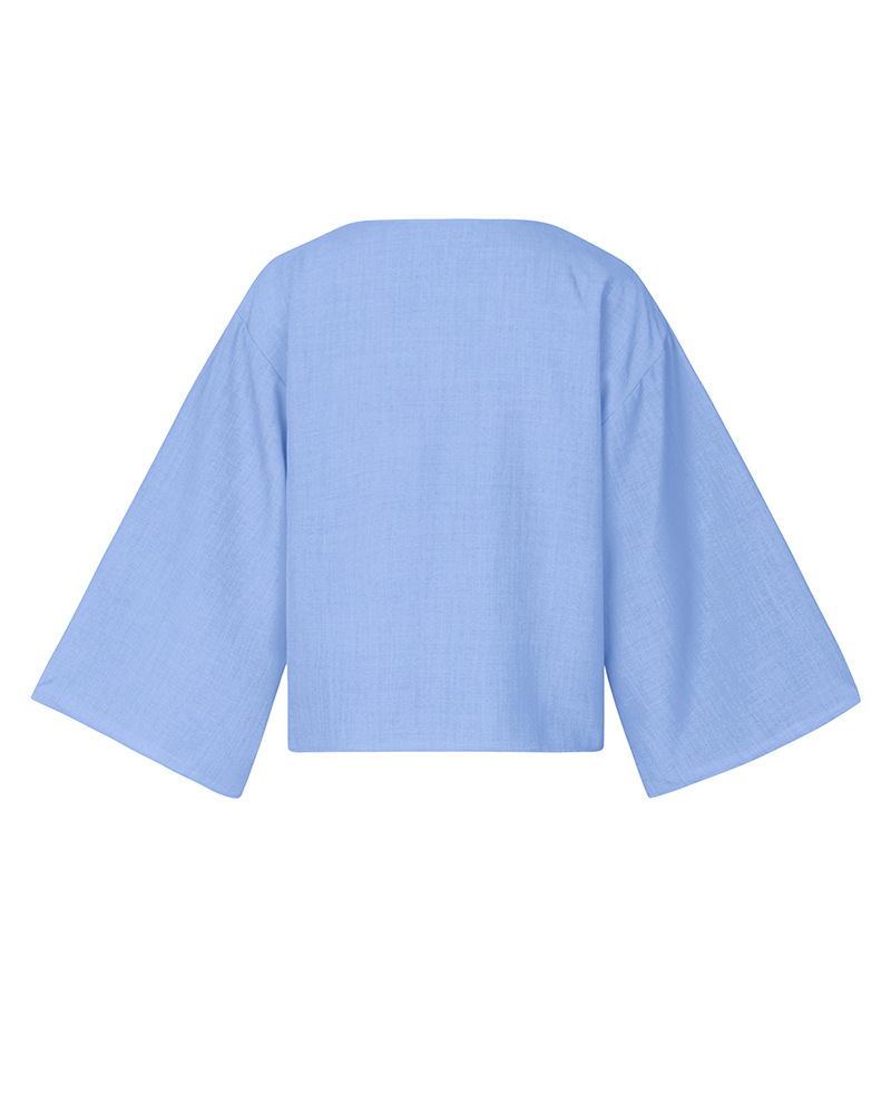 Fashion solid color long-sleeved shirt  NSDY8230