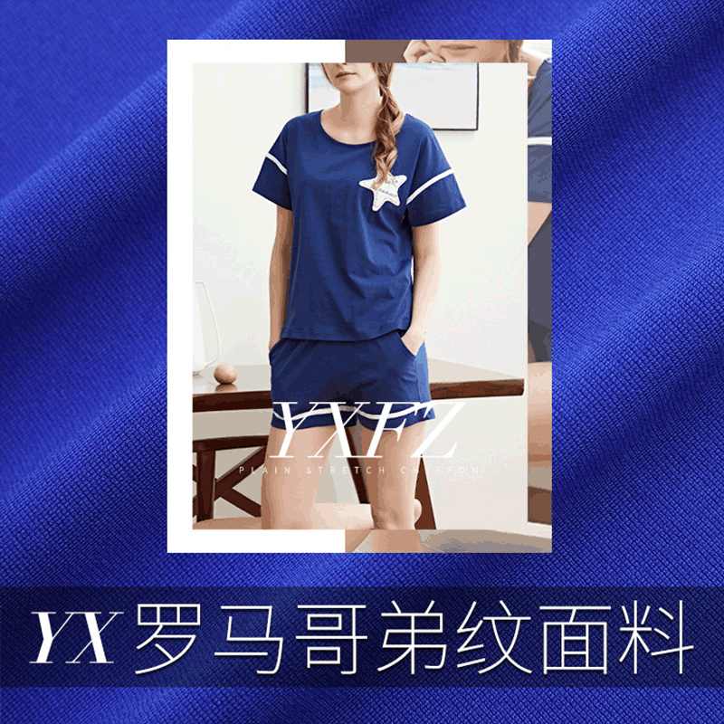 厂家直销 300g涤氨罗马哥弟纹 男女裤料衣服裙子时装针织面料|ru