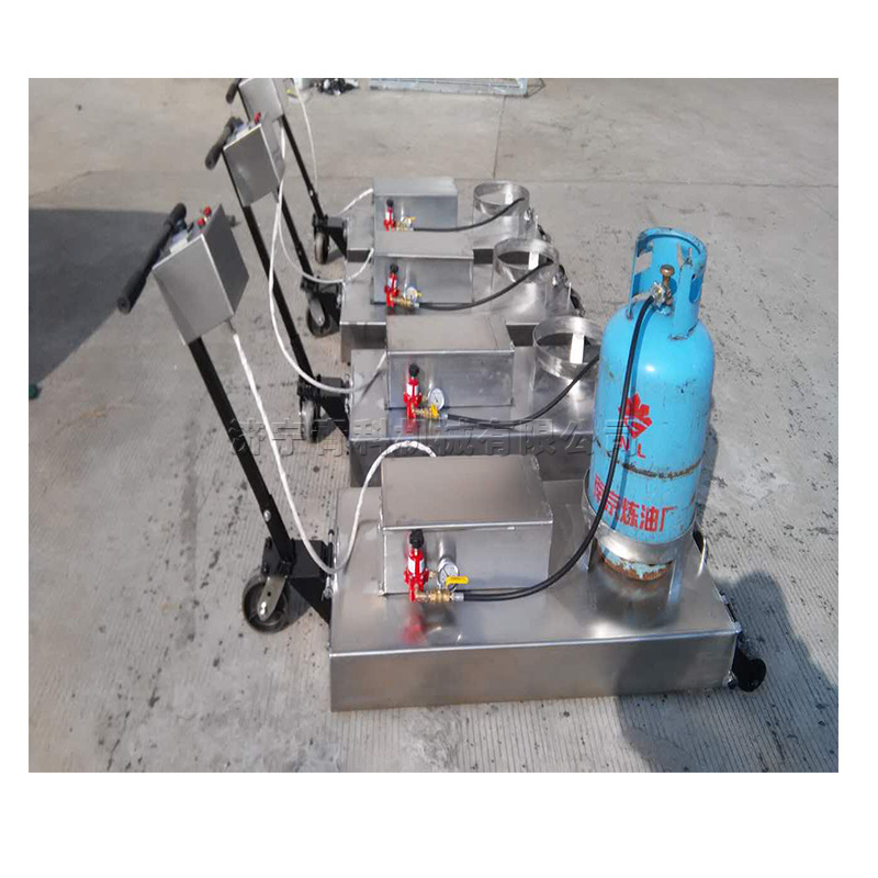 青科牌沥青路面热加热板 红外线加热车 路面龟裂修补设备