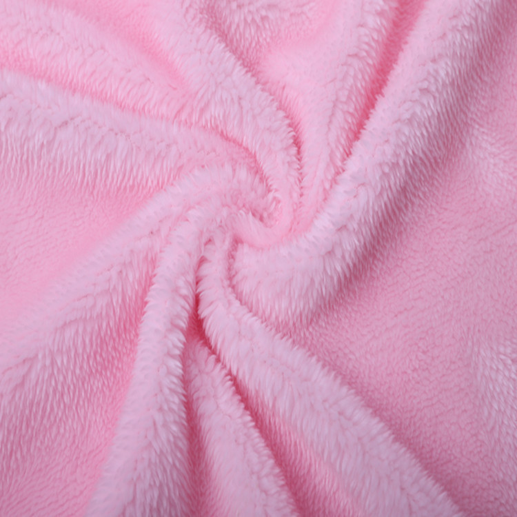 现货供应 涤针织布  童装睡衣 复合里布 睡衣面料 单面北极绒