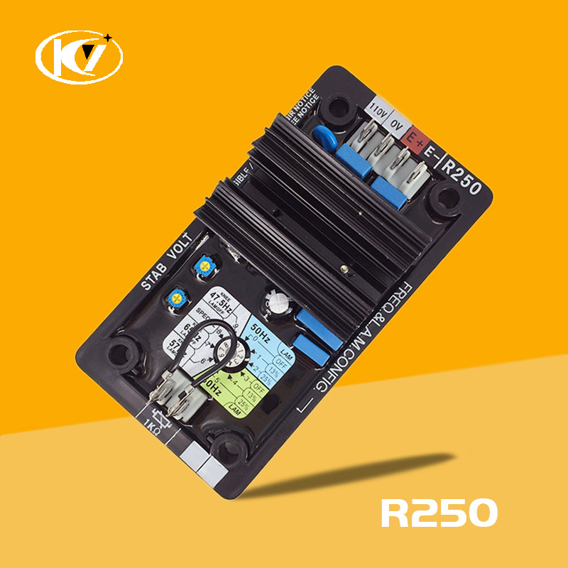 R250 AVR 交流无刷柴油发电机配件自动励磁调压稳压板 电压调节器