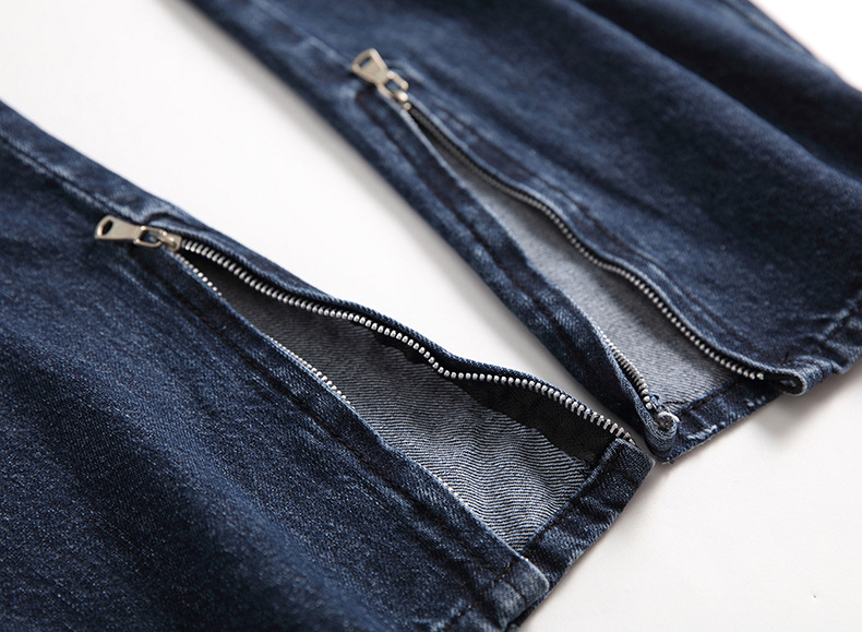 Jeans uomo taglio largo gamba dritta effetto usurato_voghion.com