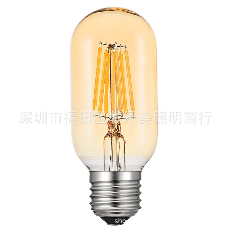 新款高亮LED钨丝球泡灯丝灯 ST45复古灯泡钨丝灯奶嘴泡灯大螺口灯-阿里巴巴
