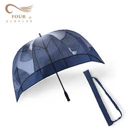 超大创意雨伞双人情侣头盔直杆高尔夫定制抖音亚马逊工厂一件代发