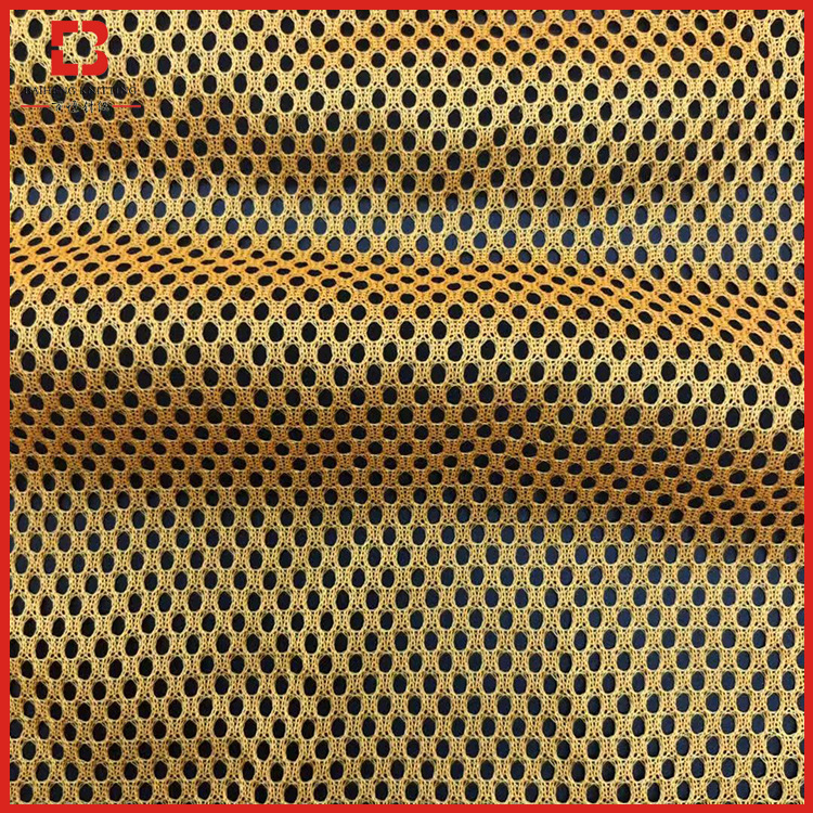 现货供应 三空一网眼布 运动服校服里布 洗衣袋网布 箱包网眼布