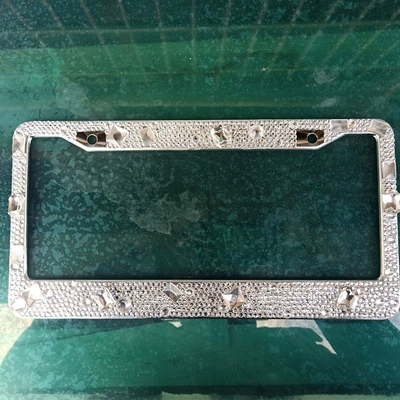 License plate holder/license plate holder frame with diamond license plate frame