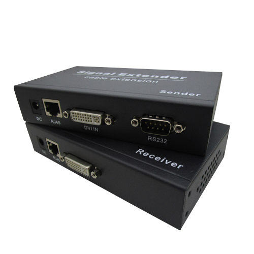 朗恒DVI延长器无压缩红外串口延长70米 100米DVB-100DS