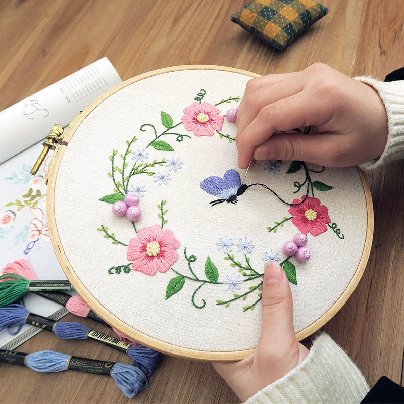 Base materials set, three dimensional cloth, DIY, with embroidery, for beginners, training