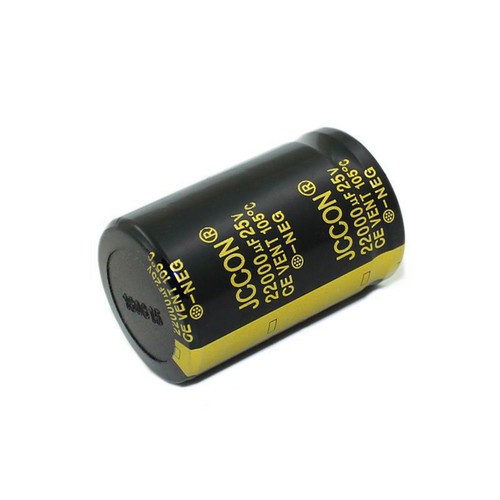 25V 22000uF JCCON black gold audio power amplifier brand new aluminum electrolytic capacitor 30x45