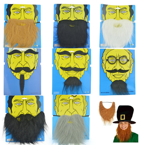Prom party props, fake beard, simulated beard, big beard, chin beard, men's beard, Guan Gong beard, beard