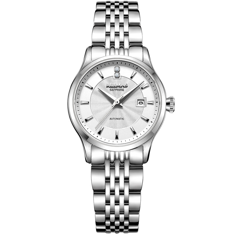 网红爆款瑞马仕RUIMAS镶钻全自动机械表商务时尚防水女士手表6755