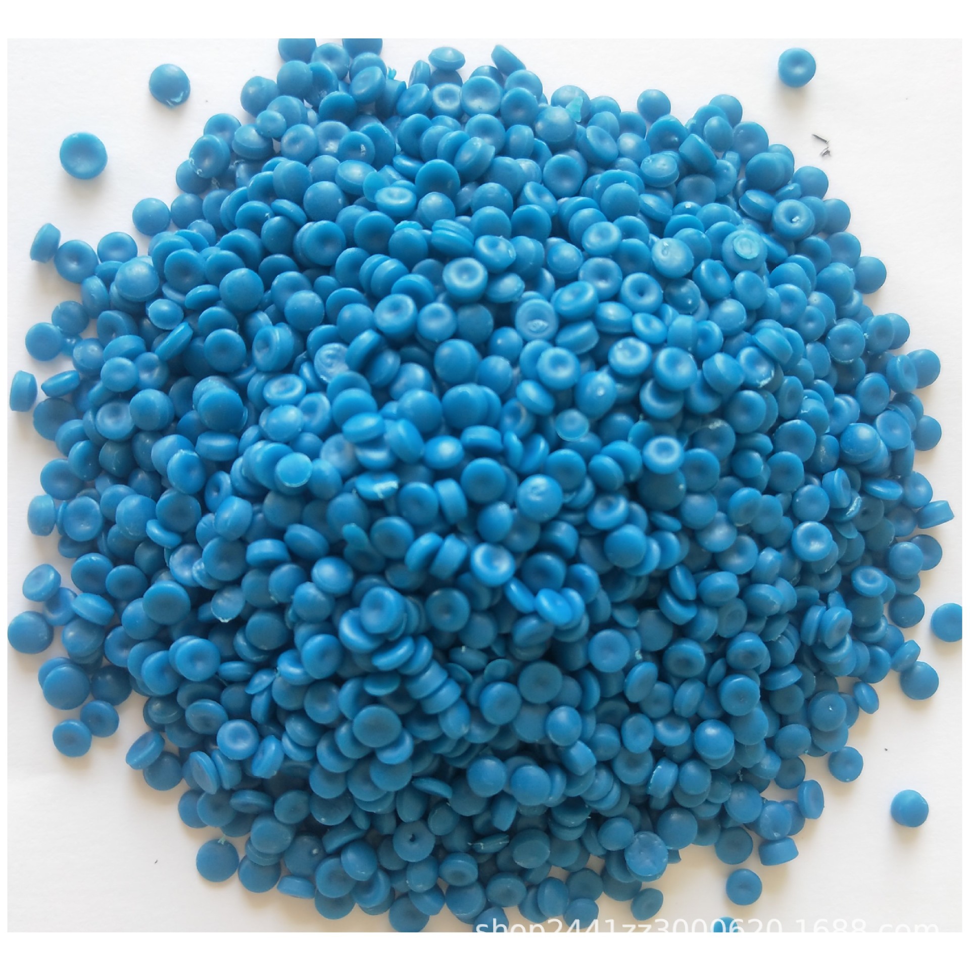 供应HDPE管道波纹实壁钢带低压管道高强度低溶指大蓝桶回料颗粒