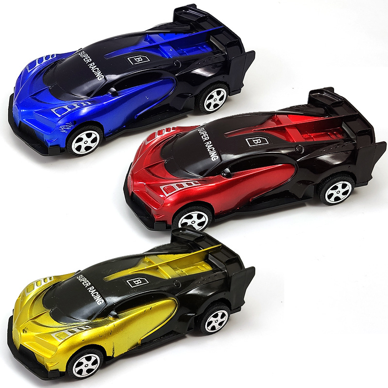 Fábrica directa de juguetes de simulación de plástico coche de carreras coche de juguetes para niños coche de puzzle modelo al por mayor