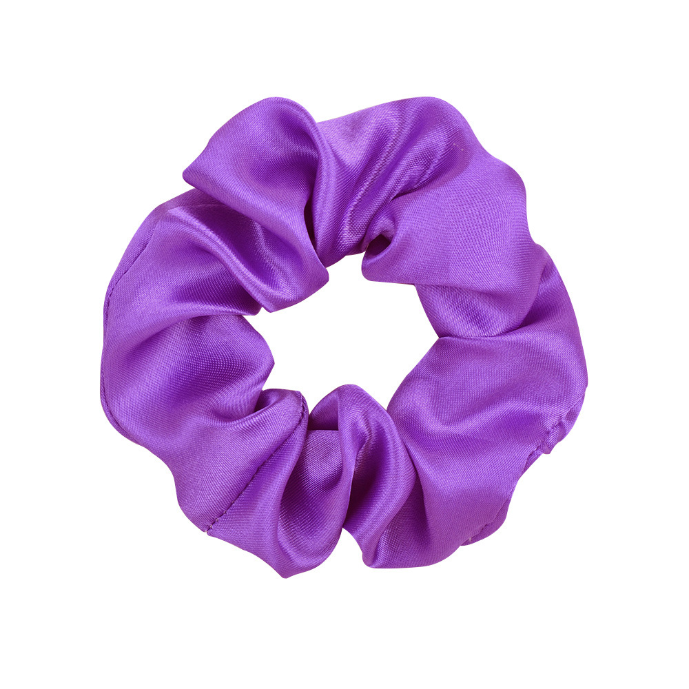 New Solid Color Large Intestine Hair Scrunchies Set display picture 10