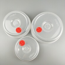 亞馬遜爆款廚房微波爐內加熱專用三件套熱飯耐高溫食品通用熱菜盤