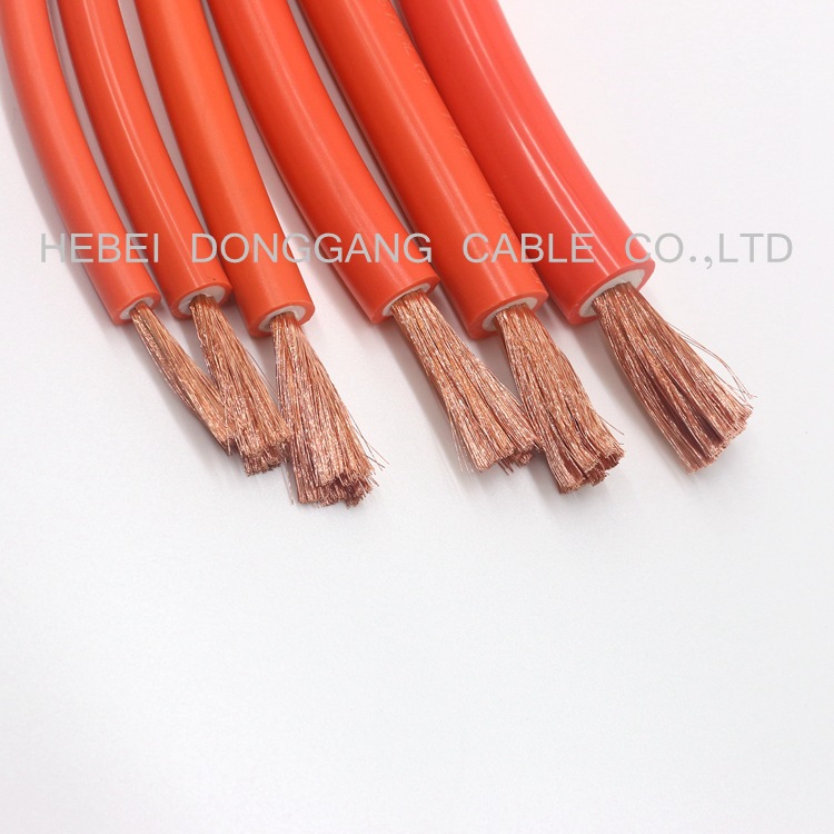 热销出口印尼PVC双护套焊接电缆 聚氯乙烯电焊线35平方纯铜焊把线