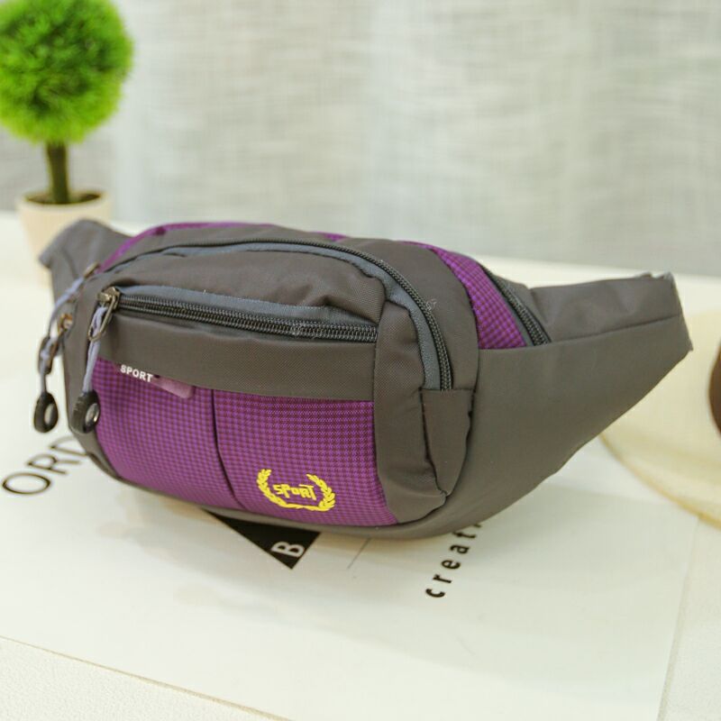 new pattern oxford man Waist pack lady Waist pack multi-function Cashier Business Mini motion wallet