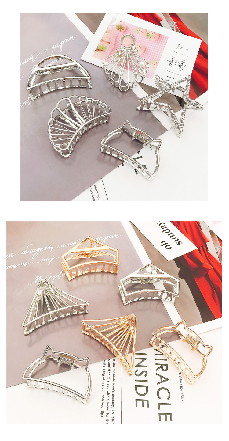 New Fashion Metal Grab Clip Hair Clip Large Wild Cheap Top Clippicture5