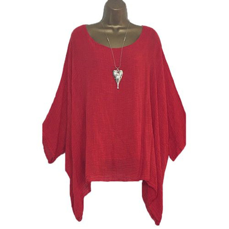 Breathable Function Loose Version Solid Color Pattern Wholesale Women'S Casual Solid Color 3/4 Length Sleeve T-Shirts