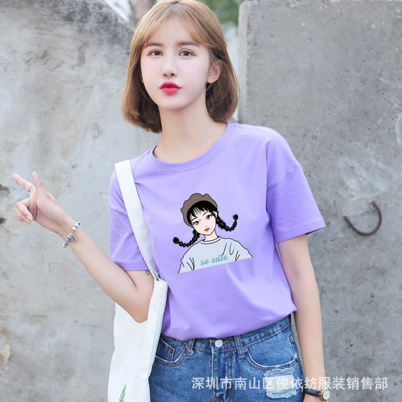 T shirt femme JUNYI TEXTILE VêTEMENTS en Coton - Ref 3314766 Image 41