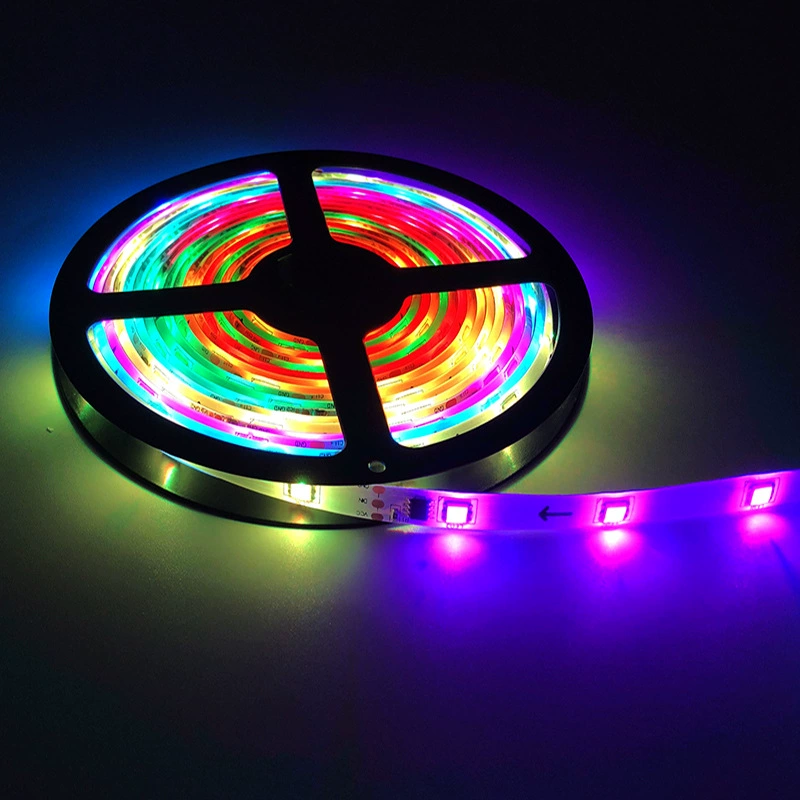 5050LED лампа с WS2811ic умная RGB фантазийная светодиодная лента водонепроницаемая и свободное управление декоративные лампы