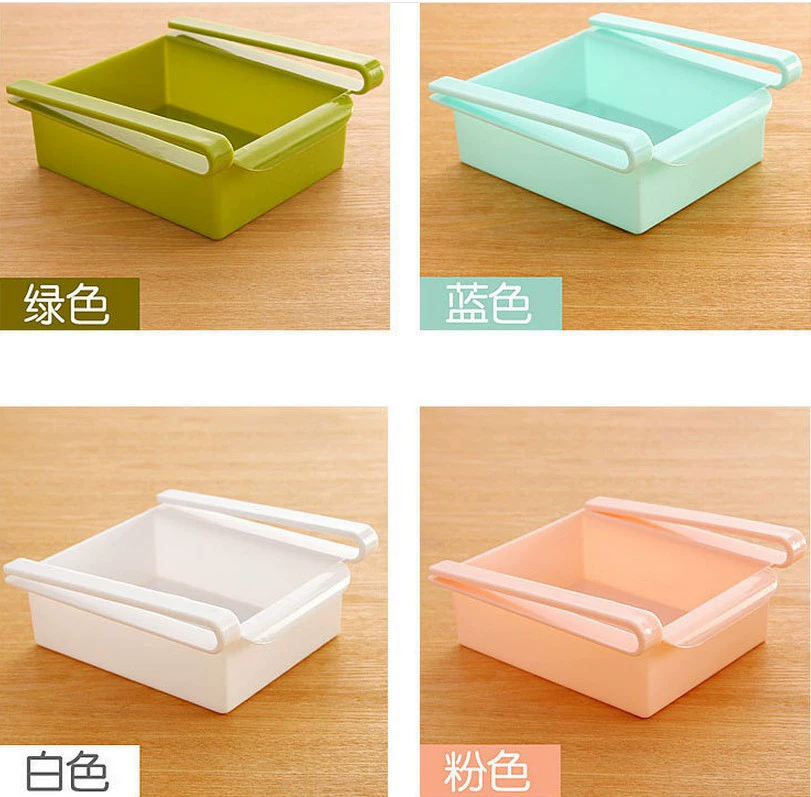 OPP packaging refrigerator fresh -keeping partition mostly uses storage shelf kitchen twitch refrigerator storage box kitchen equipment