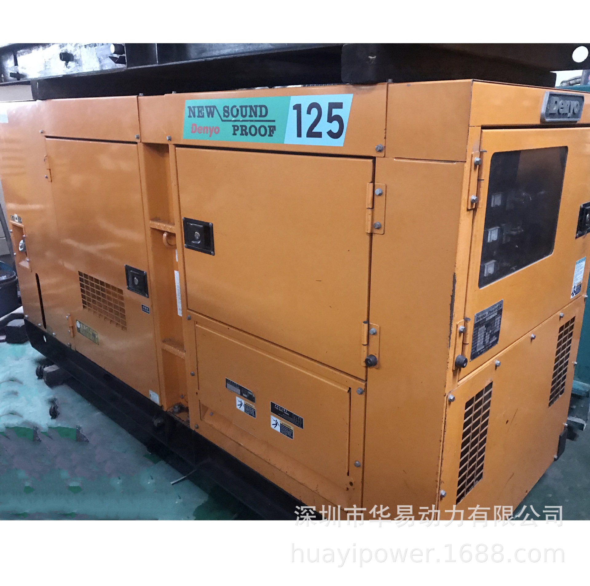 日系发电机新款日本电友小松SA6D102柴油发电机100KVA出售回收