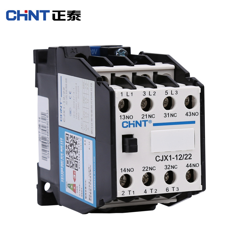 正泰交流接触器CJX1-12/22 24V/36V/110V/220V/380V 三相接触器