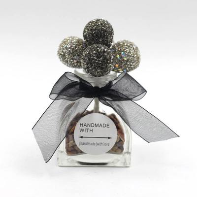 创意软陶告白气球车内饰品可爱水钻黏土气球汽车摆件车内装饰用品|ms