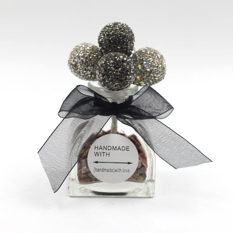 创意软陶告白气球车内饰品可爱水钻黏土气球汽车摆件车内装饰用品|ms