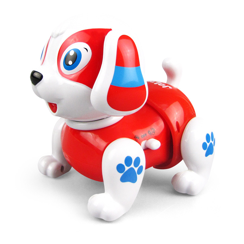 Tiktok misma botella eléctrica lamiendo perro luz historia de la música gateando niños puesto Venta caliente al por mayor juguetes