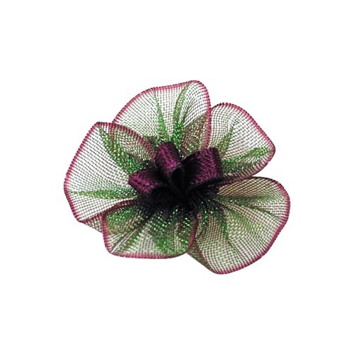 Yao Ming cinta flor decoración hecha a mano 2,2 cm ancho cinta flor accesorios de bricolaje regalo embalaje ropa interior ropa cinta pequeña flor