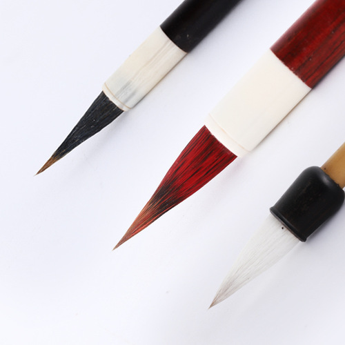 Manufacturer's small regular script brush, watercolor traditional Chinese painting, meticulous calligraphy, hook line pen, chicken distance pen, sutra copying brush
