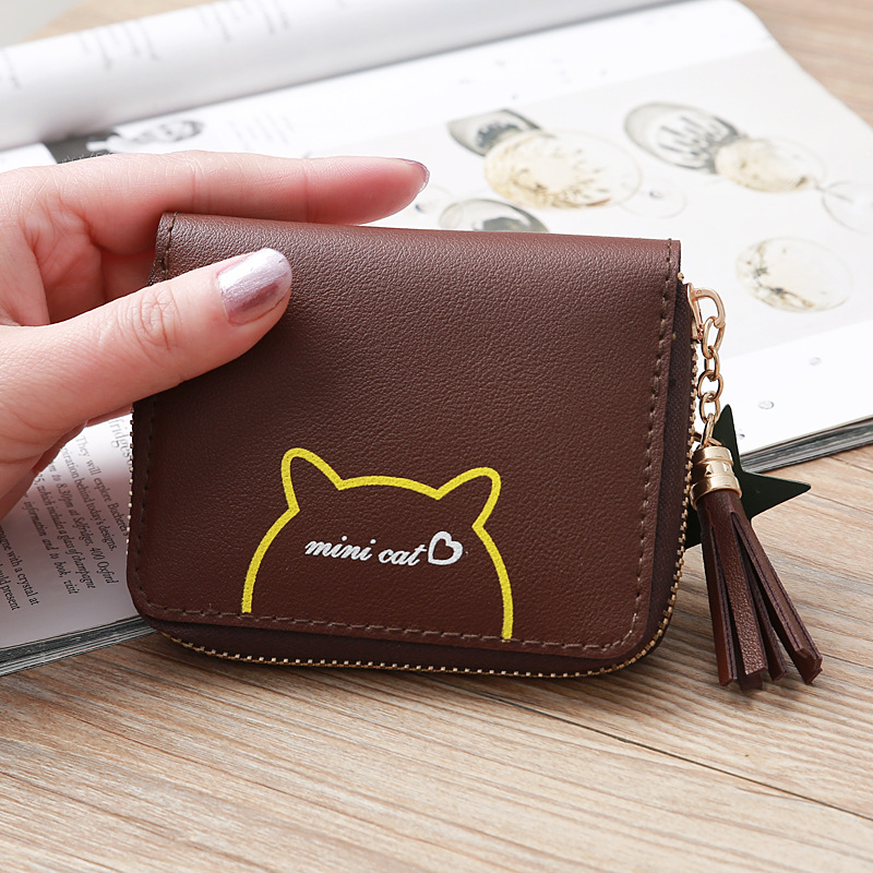 Korean Short Cute Printing Wallet Wholesale display picture 31