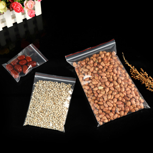 Manufacturer's PE self-sealing bag, eco-friendly food packaging bag, transparent plastic bag, sealed bag, boneless bag, printed customization