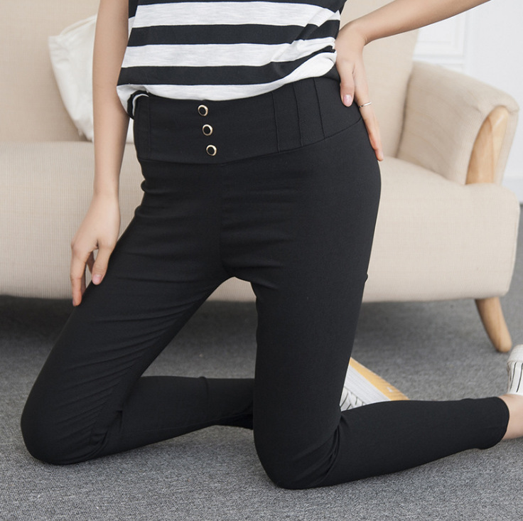 Autumn solid color leggings