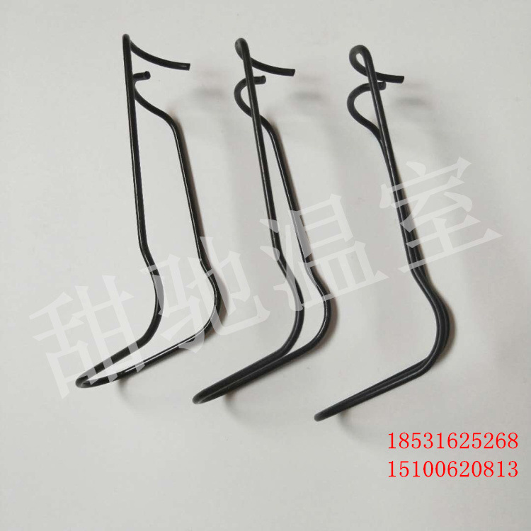 温室大棚配件4分管6分管1寸管压顶簧 材质黑色电泳漆