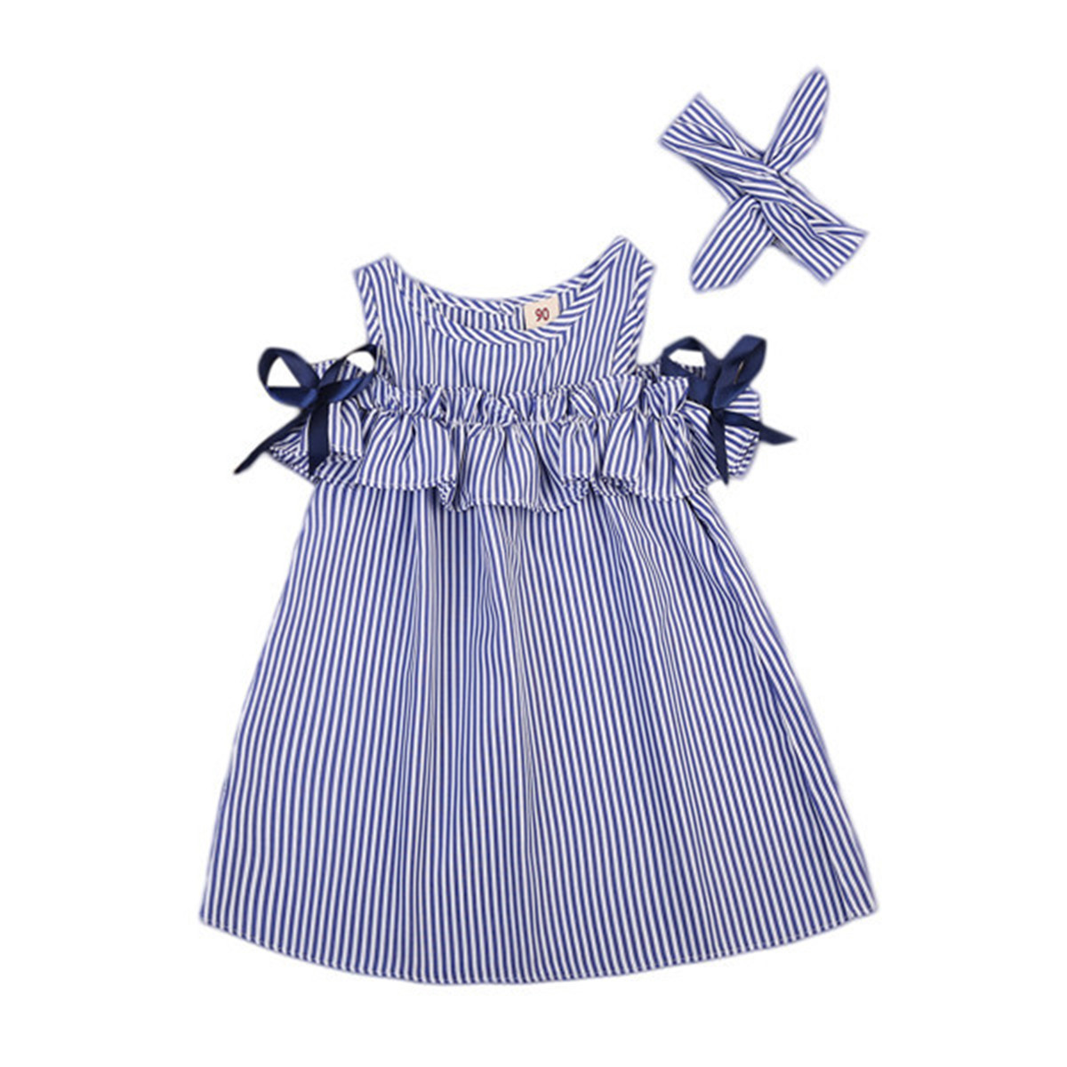 Striped A-Line Skirt Image 5