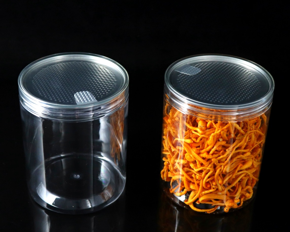 100mm 大口径易拉pet塑料瓶 食品瓶密封储存罐 需机器压口密封