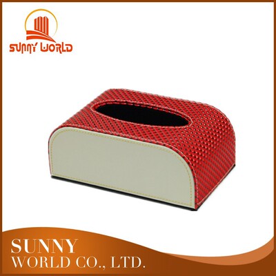 senior Business office Tissue box customized high quality Leatherwear Car Tissue box wholesale household Simplicity Tissue box