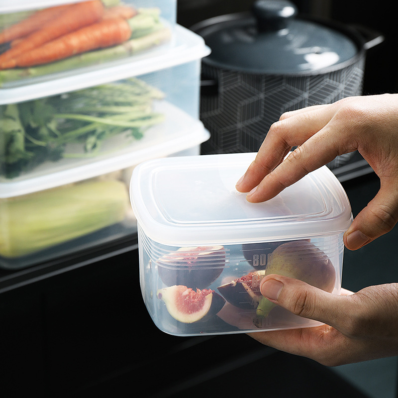 Universal plastic square storage box